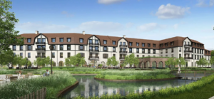 Vue de la résidence immobilière Harvey Marcq-en-Barœul - Programme Lille