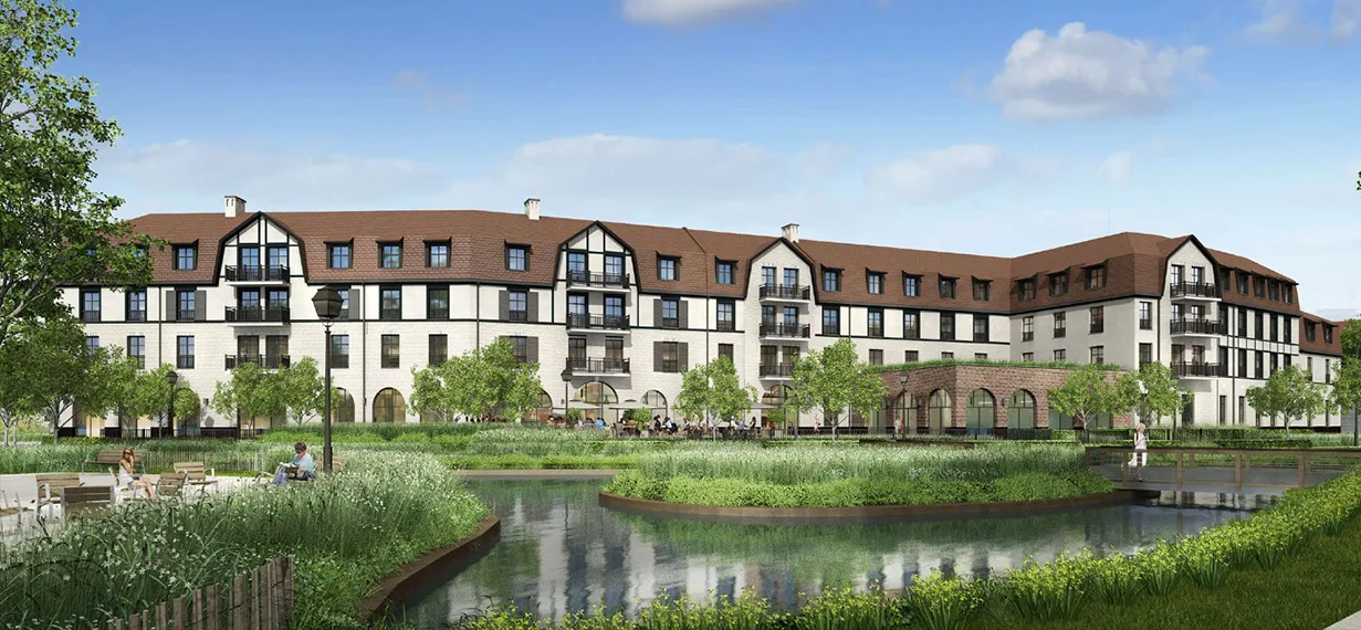 Vue de la résidence immobilière Harvey Marcq-en-Barœul - Programme Lille