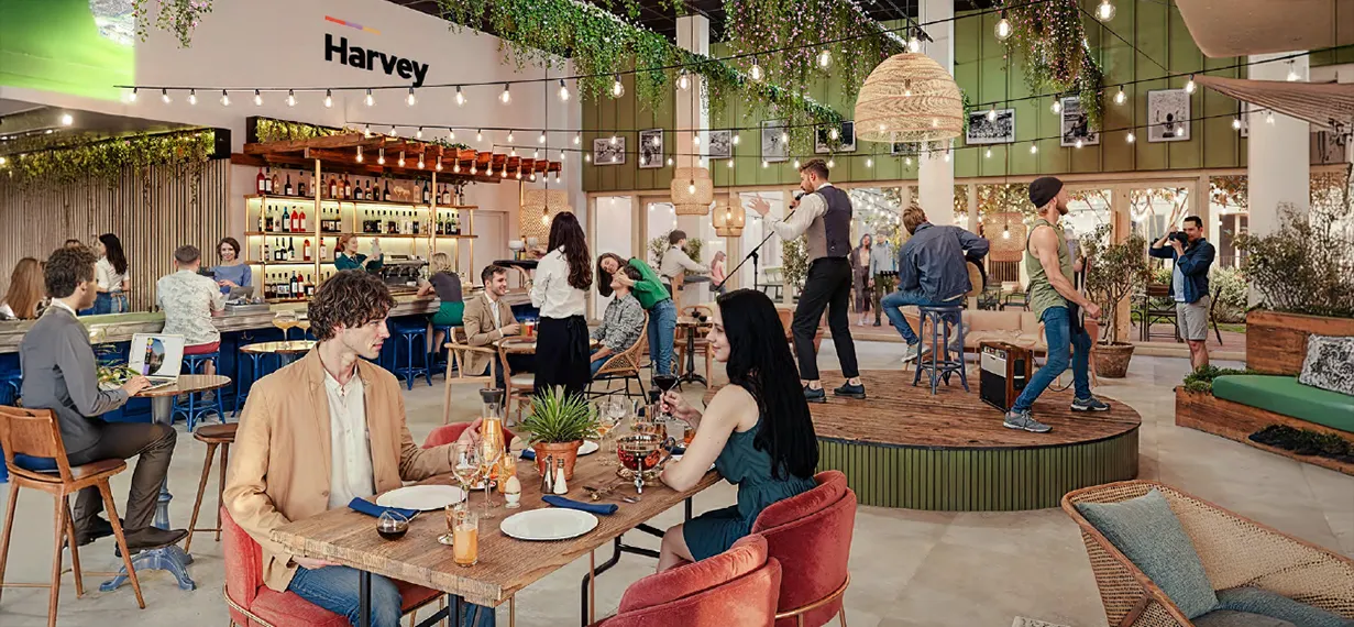 Vue intérieur de la résidence immobilière Harvey Lampertheim - Programme Strasbourg