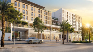 Vue extérieur de la résidence immobilière Azurea - Programme Cannes