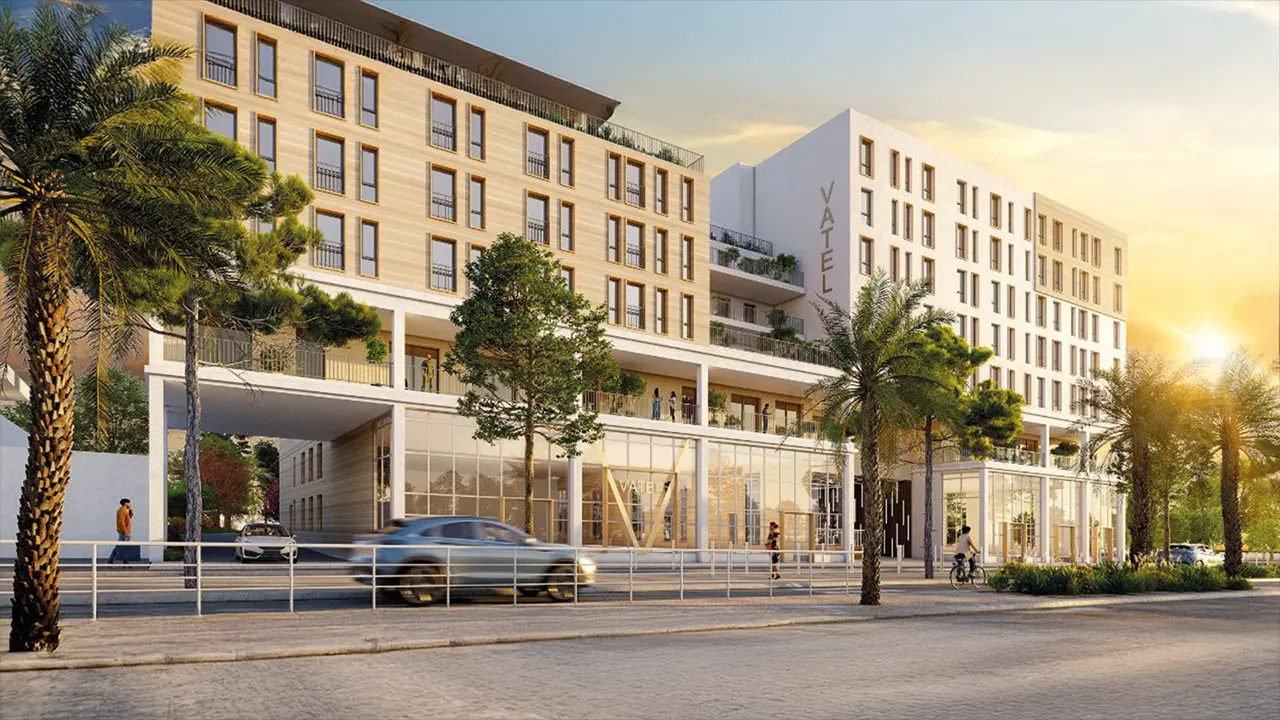 Vue extérieur de la résidence immobilière Azurea - Programme Cannes